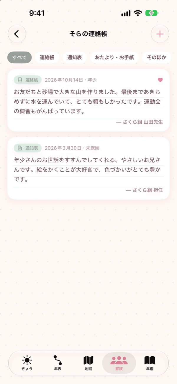 Contact notebook
